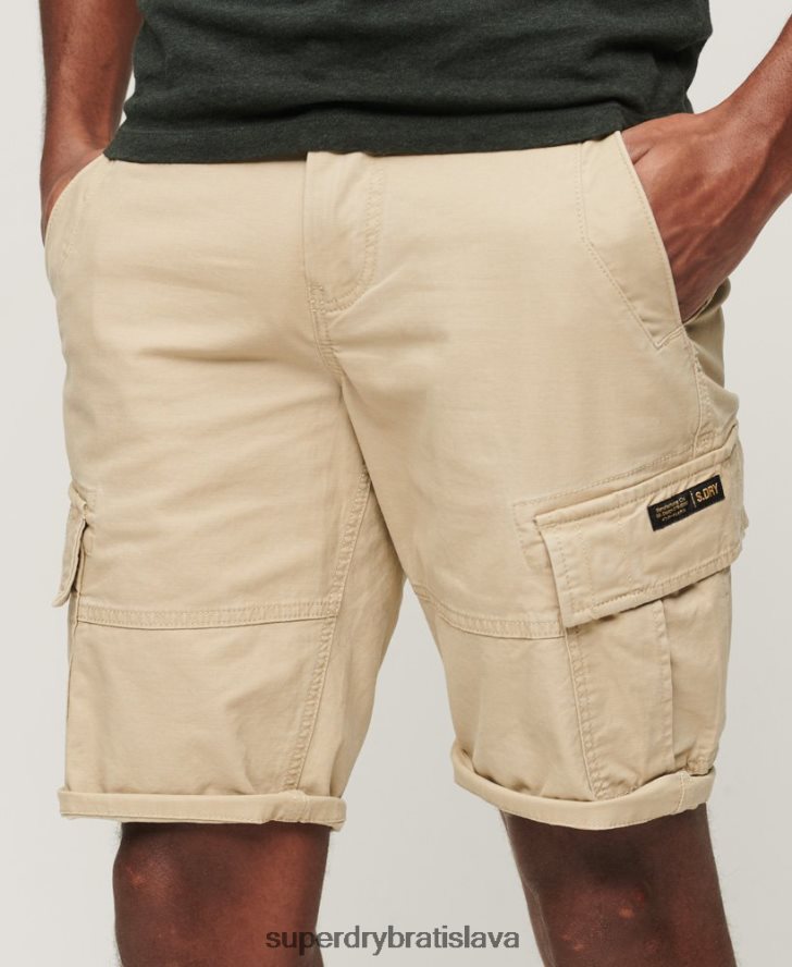 Superdry muži Cargo šortky s jadrom z organickej bavlny 6B4ZTR248 oblečenie krém