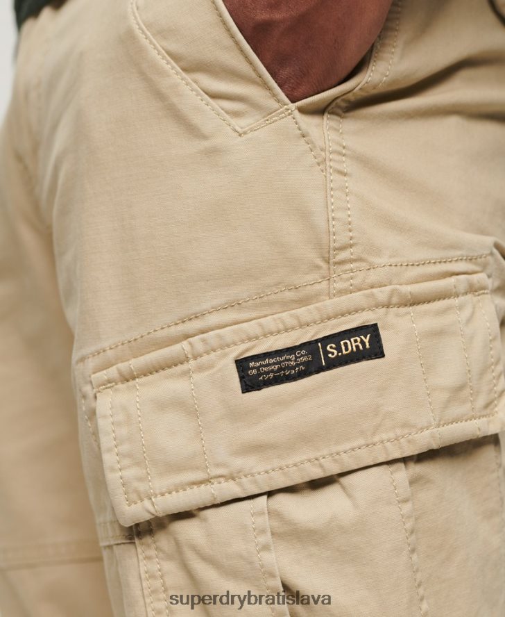 Superdry muži Cargo šortky s jadrom z organickej bavlny 6B4ZTR248 oblečenie krém