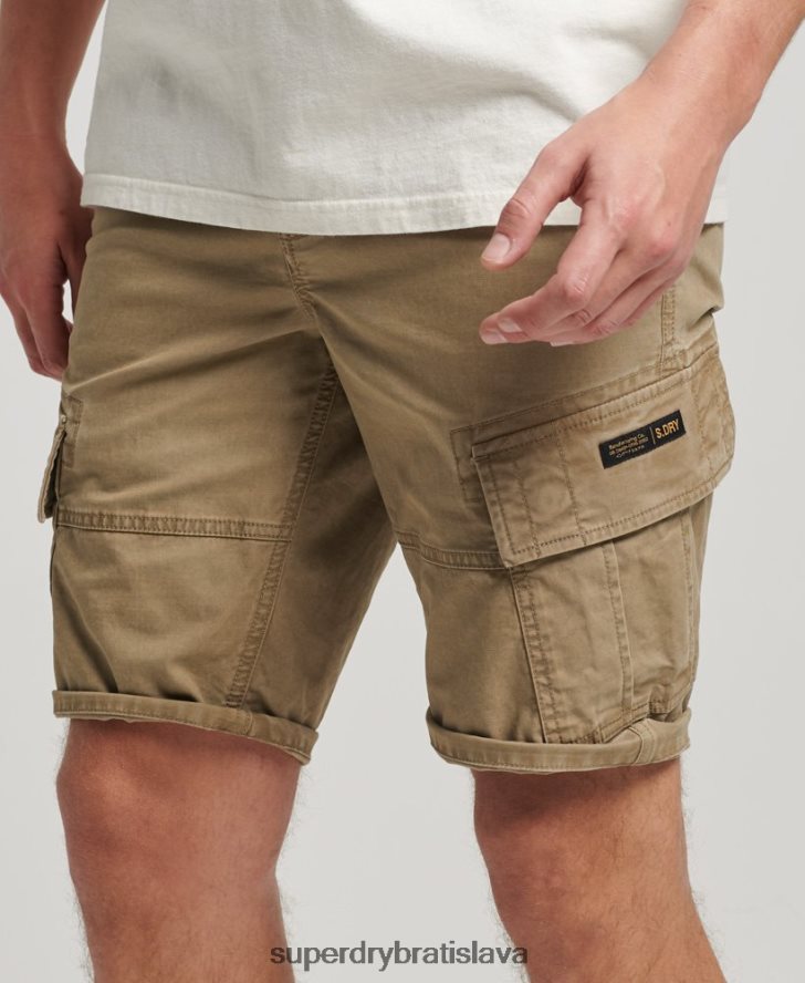 Superdry muži Cargo šortky s jadrom z organickej bavlny 6B4ZTR252 oblečenie béžová