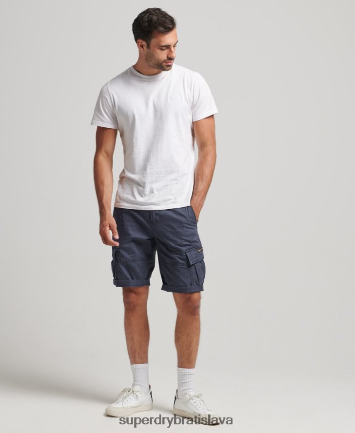 Superdry muži Cargo šortky s jadrom z organickej bavlny 6B4ZTR265 oblečenie námorníctvo