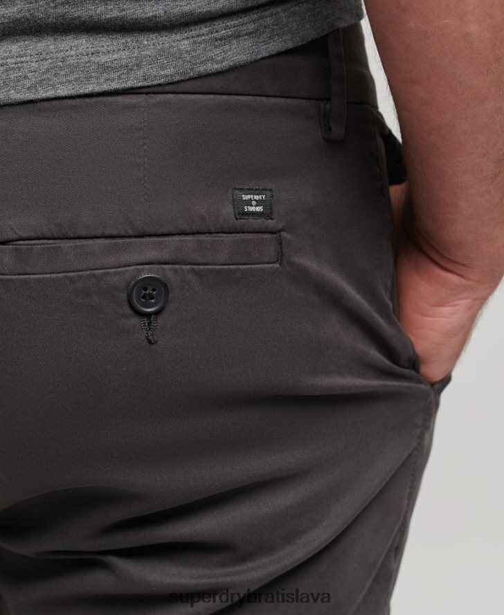 Superdry muži Chino šortky s jadrom z organickej bavlny 6B4ZTR348 oblečenie čierna