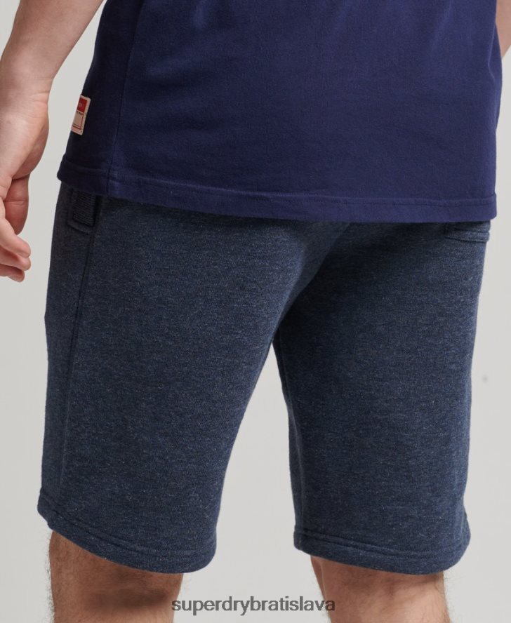 Superdry muži Džersejové šortky s vintage logom z organickej bavlny 6B4ZTR311 oblečenie námorníctvo