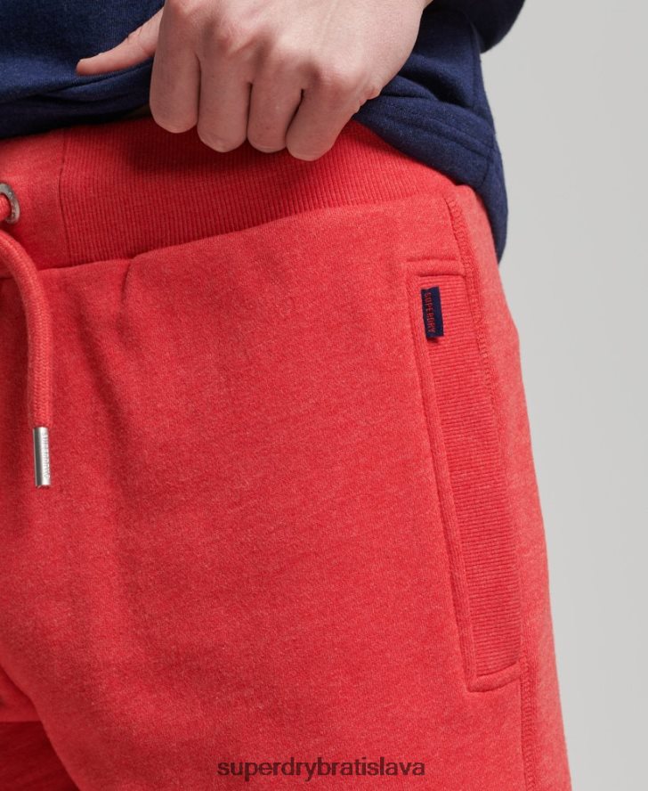 Superdry muži Džersejové šortky s vintage logom z organickej bavlny 6B4ZTR361 oblečenie červená
