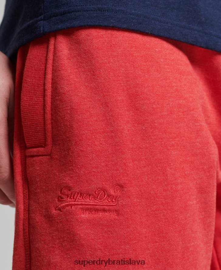 Superdry muži Džersejové šortky s vintage logom z organickej bavlny 6B4ZTR361 oblečenie červená