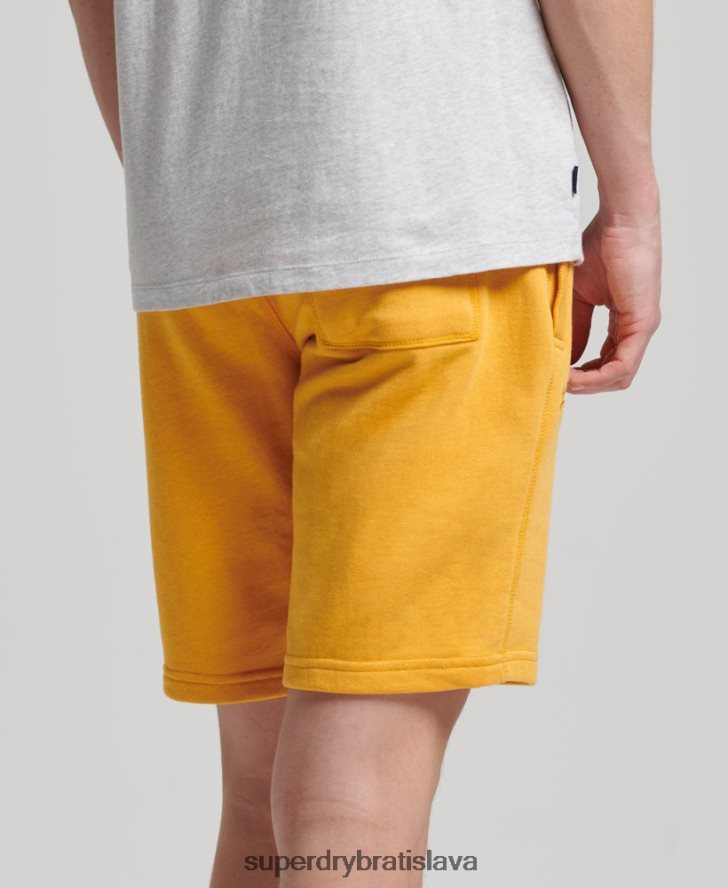Superdry muži Džersejové šortky s vintage logom z organickej bavlny 6B4ZTR363 oblečenie žltá