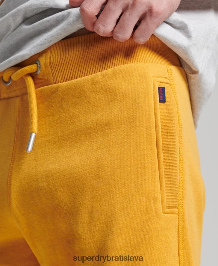 Superdry muži Džersejové šortky s vintage logom z organickej bavlny 6B4ZTR363 oblečenie žltá