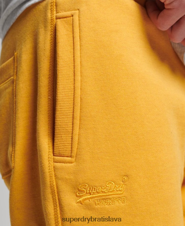 Superdry muži Džersejové šortky s vintage logom z organickej bavlny 6B4ZTR363 oblečenie žltá
