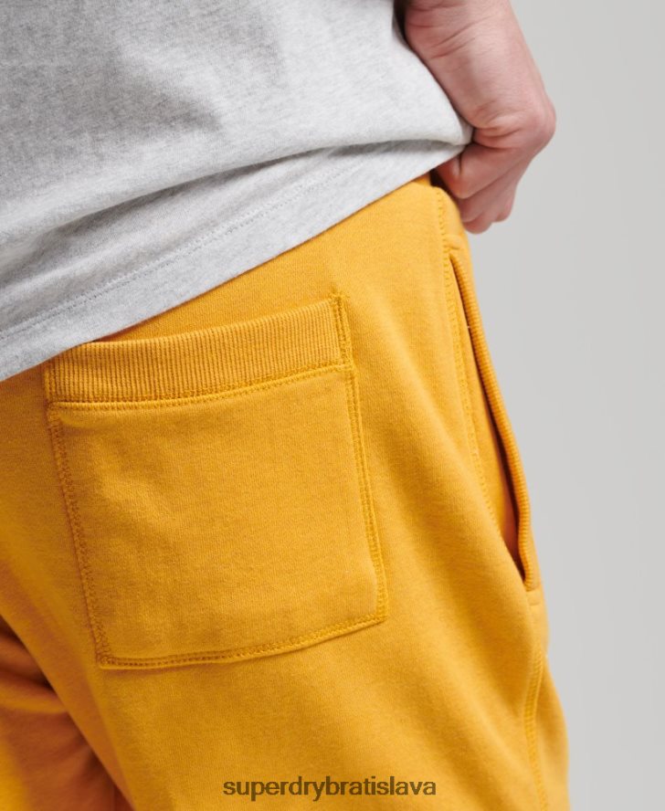 Superdry muži Džersejové šortky s vintage logom z organickej bavlny 6B4ZTR363 oblečenie žltá