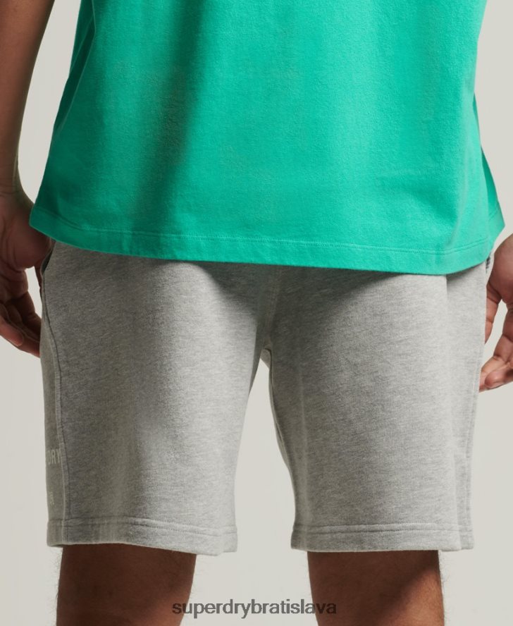 Superdry muži code core športové šortky 6B4ZTR323 oblečenie sivá
