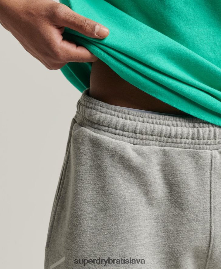 Superdry muži code core športové šortky 6B4ZTR323 oblečenie sivá