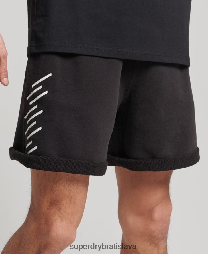 Superdry muži code core športové šortky 6B4ZTR328 oblečenie čierna