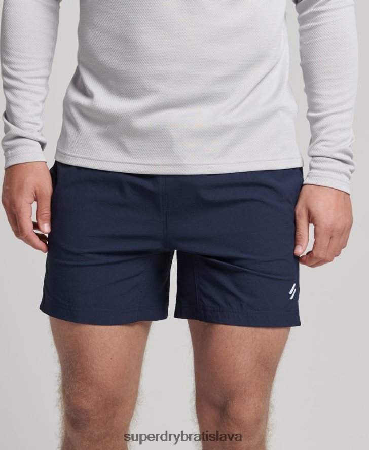 Superdry muži core multišportové šortky 6B4ZTR5385 oblečenie námorníctvo