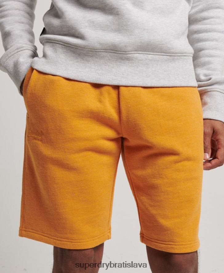 Superdry muži džersejové šortky s vyšívaným vintage logom 6B4ZTR304 oblečenie žltá