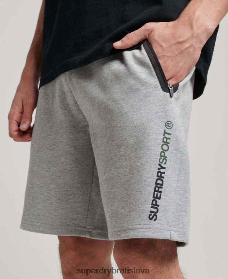Superdry muži gymtech šortky 6B4ZTR283 oblečenie sivá