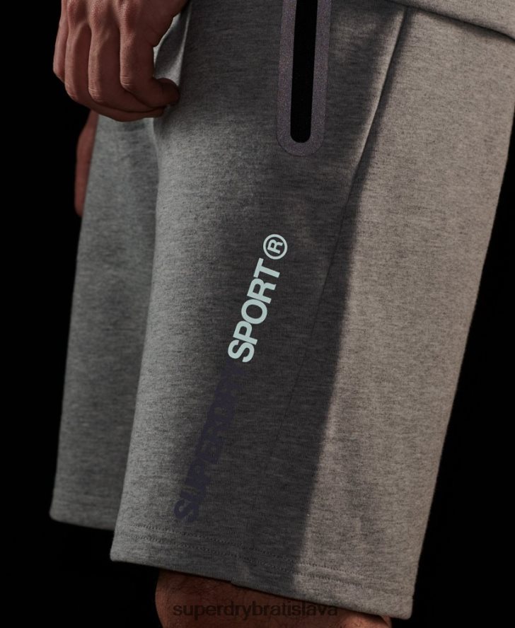 Superdry muži gymtech šortky 6B4ZTR283 oblečenie sivá