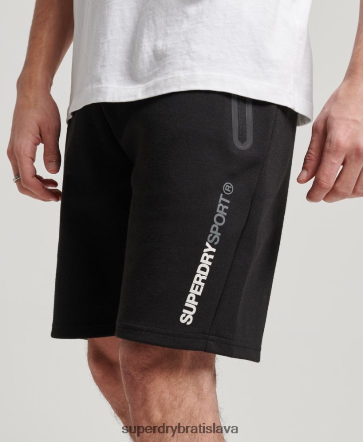Superdry muži gymtech šortky 6B4ZTR315 oblečenie čierna