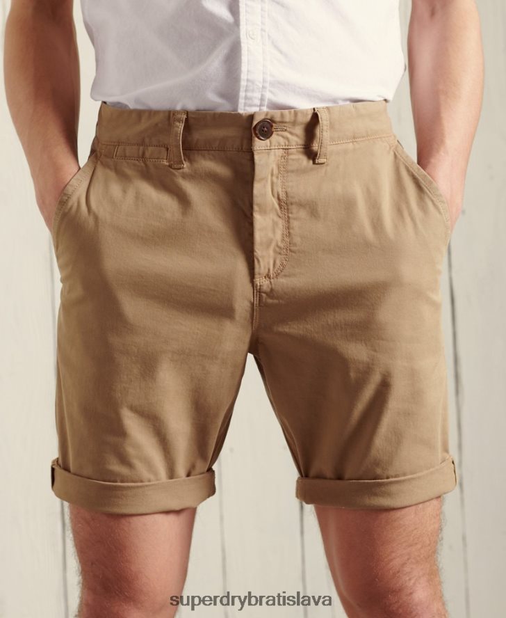 Superdry muži medzinárodné chino šortky 6B4ZTR6495 oblečenie žltá