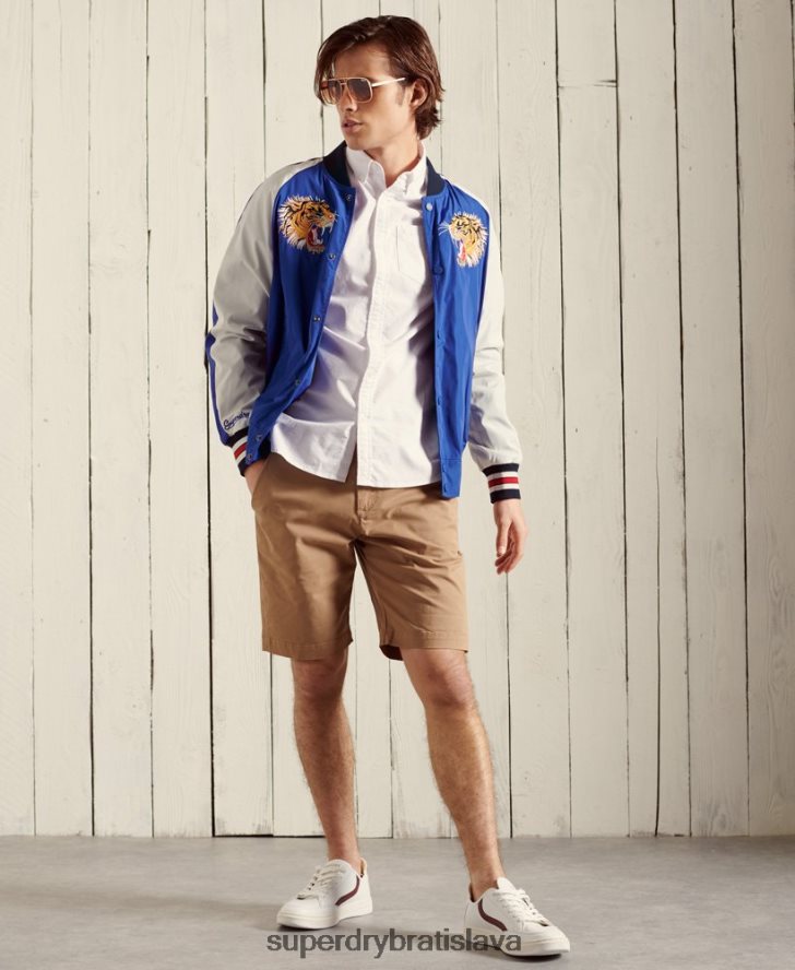 Superdry muži medzinárodné chino šortky 6B4ZTR6495 oblečenie žltá