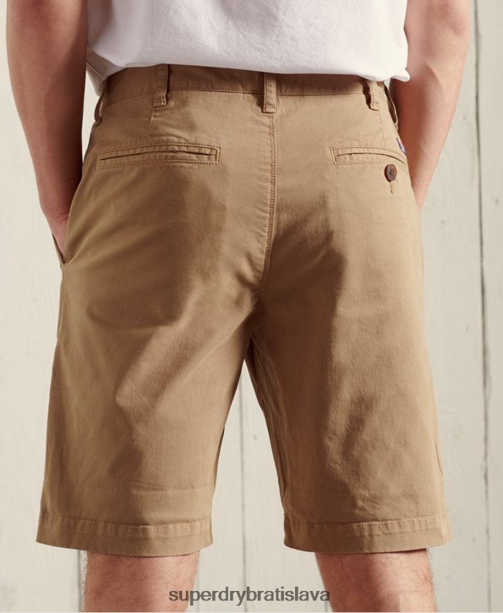 Superdry muži medzinárodné chino šortky 6B4ZTR6495 oblečenie žltá