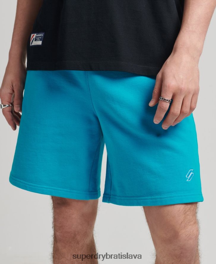 Superdry muži nevyhnutné tepláky 6B4ZTR365 oblečenie Modrá
