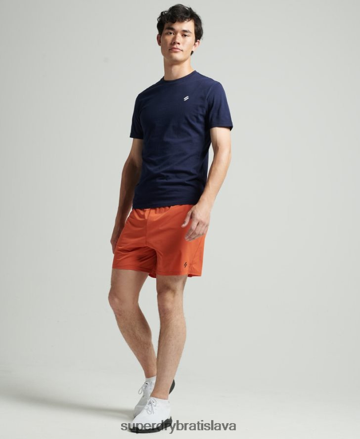 Superdry muži prevádzkovať prémiové šortky 6B4ZTR5359 oblečenie oranžová
