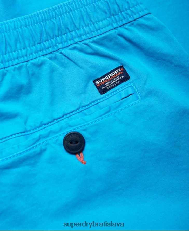 Superdry muži spálené šortky 6B4ZTR376 oblečenie svetlo modrá