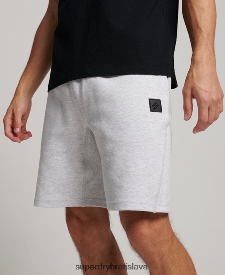 Superdry muži technické šortky 6B4ZTR290 oblečenie sivá