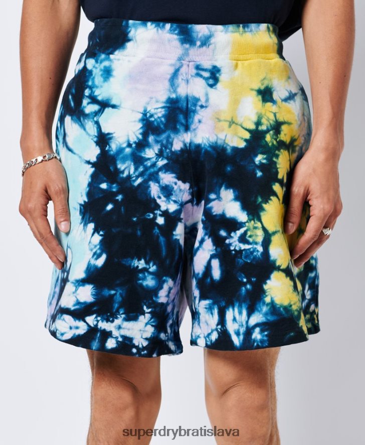 Superdry muži tie dye pot šortky 6B4ZTR337 oblečenie multi