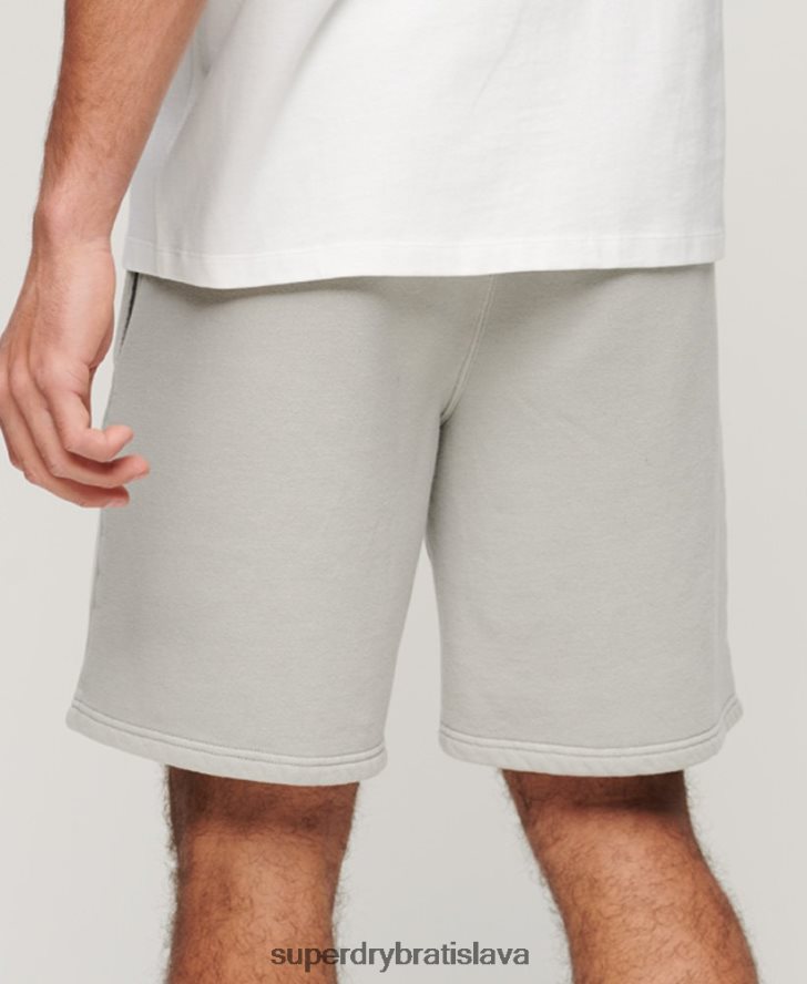 Superdry muži vintage mark šortky 6B4ZTR297 oblečenie svetlo šedá