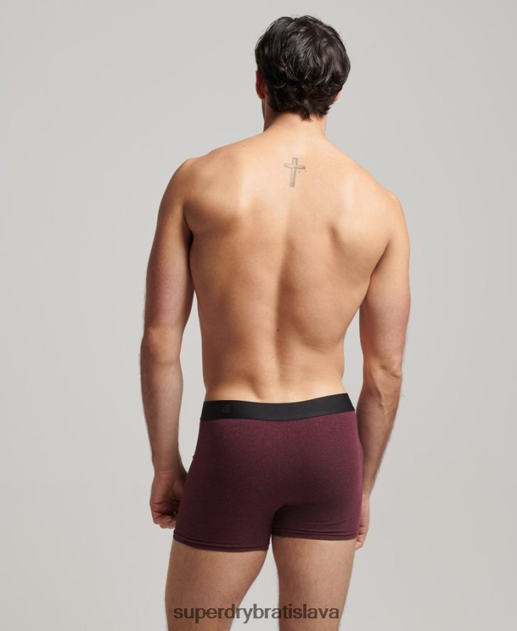 Superdry muži Boxer v dvojitom balení z organickej bavlny 6B4ZTR1636 oblečenie námorníctvo