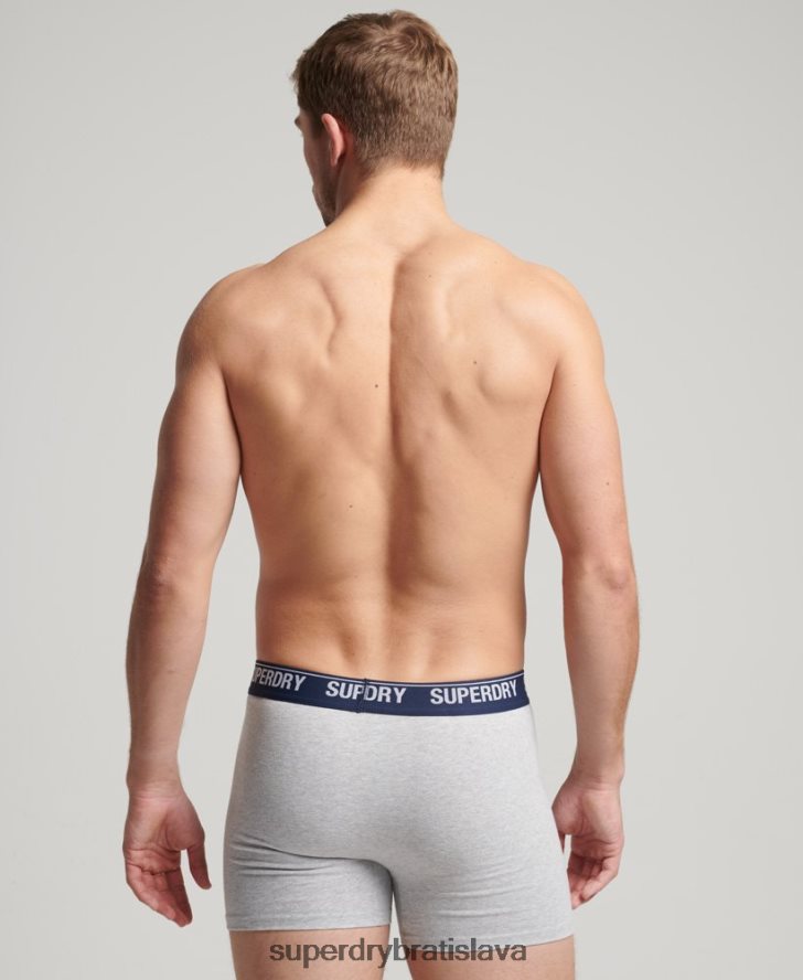 Superdry muži Dvojbalenie boxeriek z organickej bavlny 6B4ZTR1749 oblečenie žltá