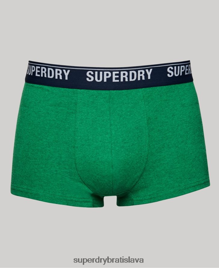 Superdry muži Dvojbalenie kufra z organickej bavlny 6B4ZTR1779 oblečenie zelená
