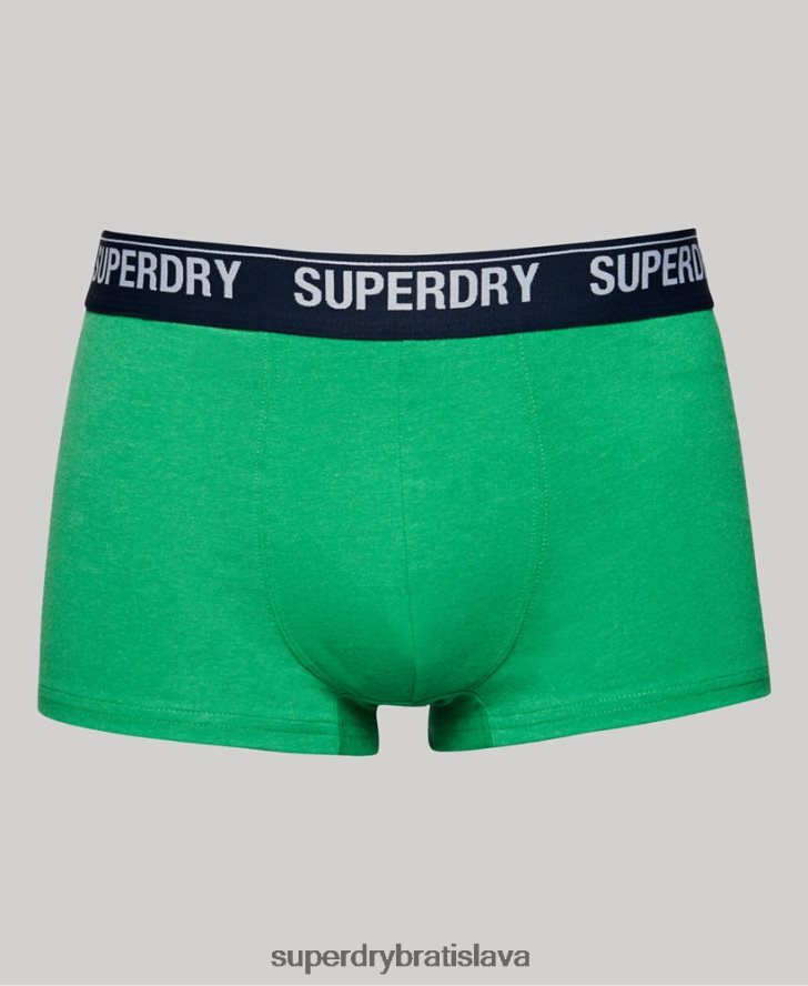 Superdry muži Dvojbalenie kufra z organickej bavlny 6B4ZTR1779 oblečenie zelená