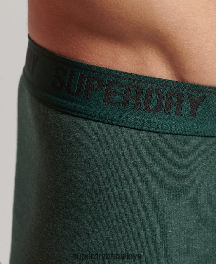 Superdry muži Dvojbalenie kufra z organickej bavlny 6B4ZTR1781 oblečenie zelená