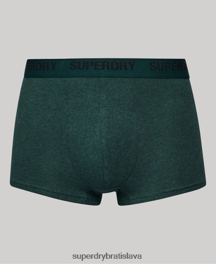 Superdry muži Dvojbalenie kufra z organickej bavlny 6B4ZTR1781 oblečenie zelená