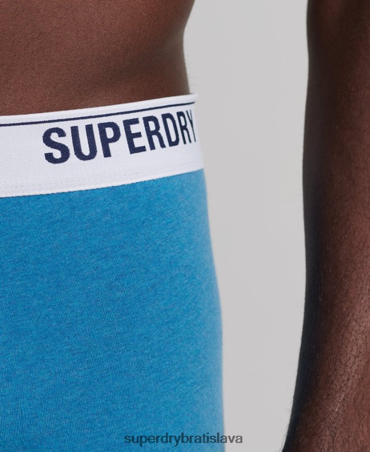 Superdry muži Jednobalenie kufra z organickej bavlny 6B4ZTR1877 oblečenie Modrá