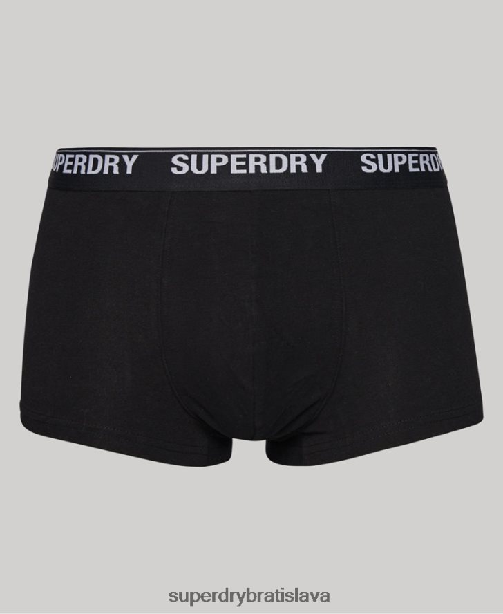 Superdry muži trojbalenie kufra z organickej bavlny 6B4ZTR1753 oblečenie multi