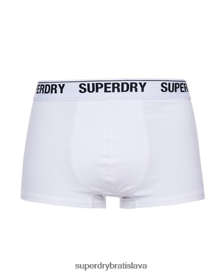 Superdry muži trojbalenie kufra z organickej bavlny 6B4ZTR1787 oblečenie čierna