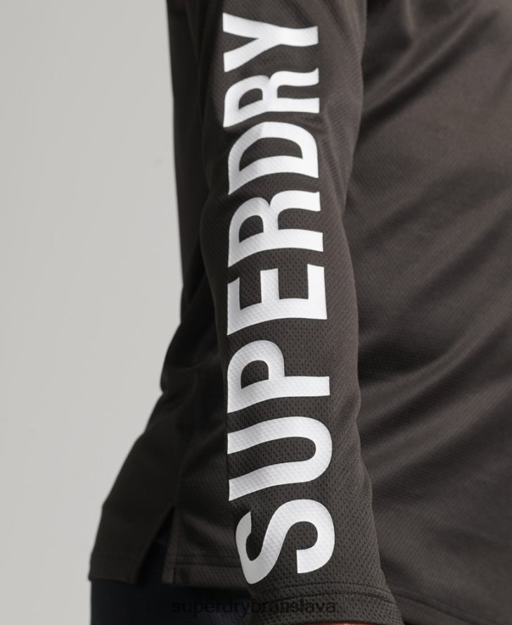 Superdry muži Vlak s falošným logom na krku 6B4ZTR5378 oblečenie čierna