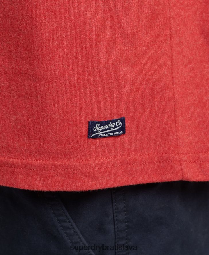 Superdry muži athletic city script tričko 6B4ZTR4894 oblečenie červená
