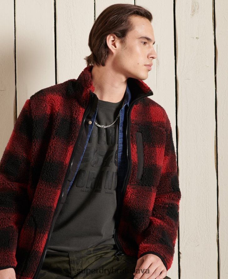 Superdry muži čierny top s dlhým rukávom 6B4ZTR1579 oblečenie tmavošedý