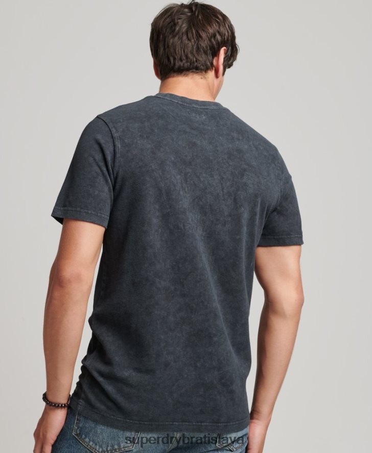 Superdry muži indie tričko 6B4ZTR4867 oblečenie čierna