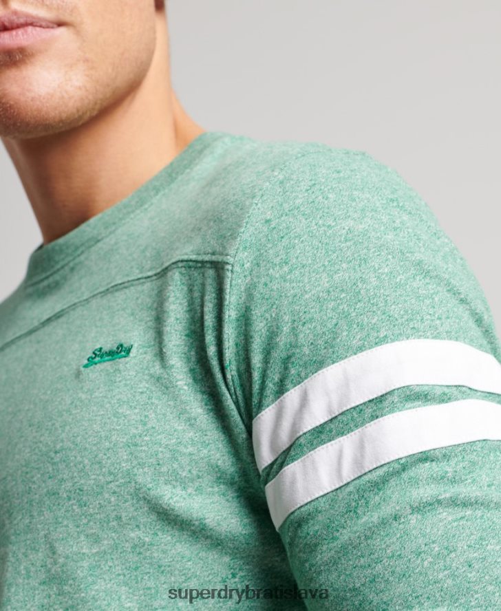 Superdry muži top s vintage logom z organickej bavlny 6B4ZTR1456 oblečenie zelená