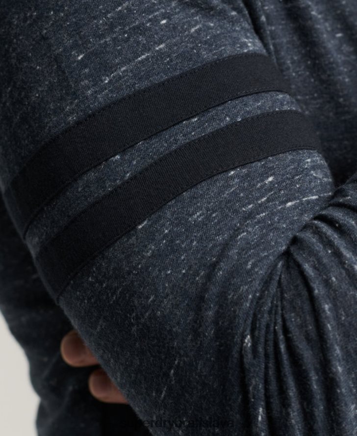 Superdry muži top s vintage logom z organickej bavlny 6B4ZTR1466 oblečenie námorníctvo