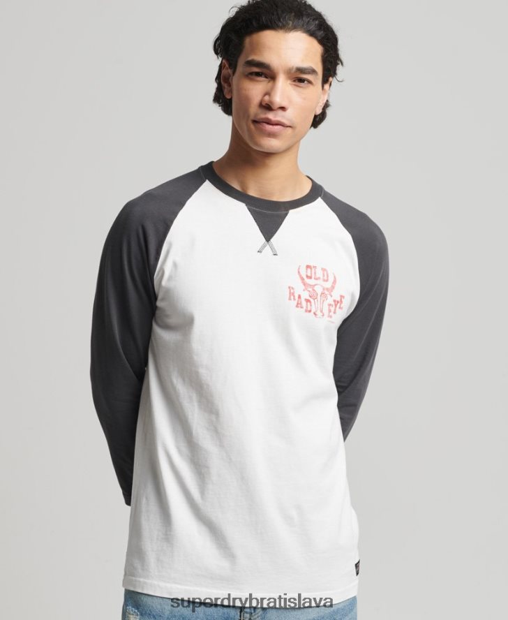 Superdry muži vintage surf ranchero top 6B4ZTR1586 oblečenie čierna