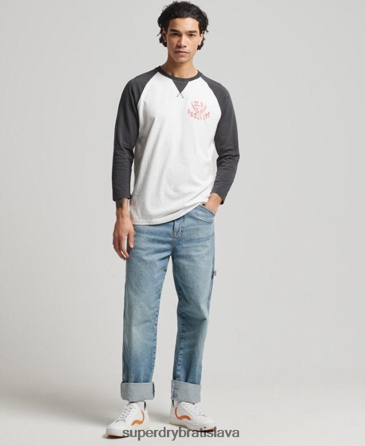 Superdry muži vintage surf ranchero top 6B4ZTR1586 oblečenie čierna