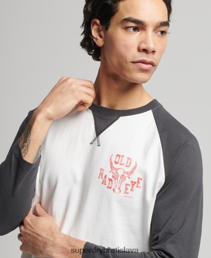 Superdry muži vintage surf ranchero top 6B4ZTR1586 oblečenie čierna