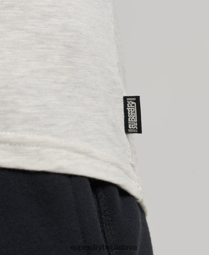 Superdry muži vintage tričko s nahrávacou značkou 6B4ZTR6359 oblečenie sivá