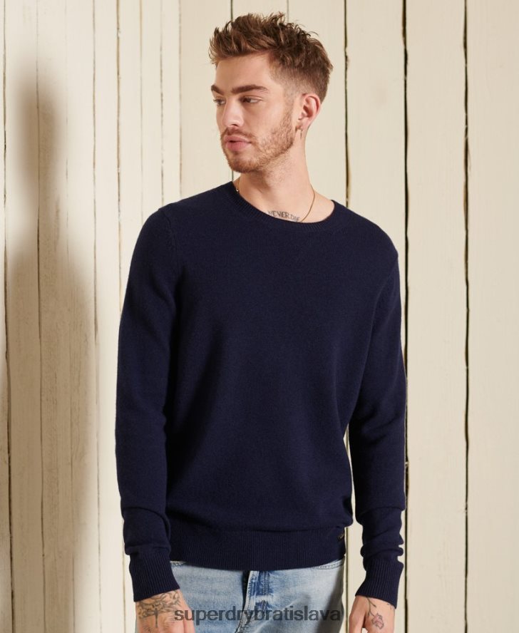 Superdry muži Ľahký overal z jahňacej vlny 6B4ZTR5286 oblečenie námorníctvo