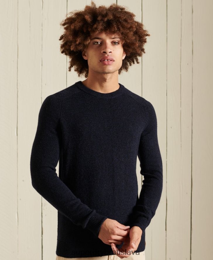 Superdry muži harlo crew jumper 6B4ZTR5298 oblečenie námorníctvo